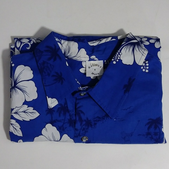 aprons n more Other - Aprons N More Hawaiian floral shirt men size XXL